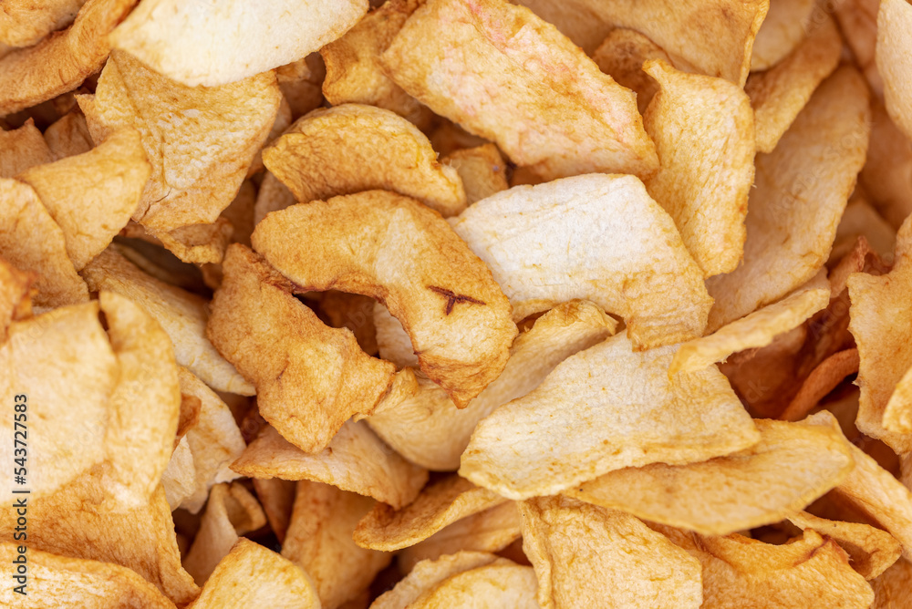 the natural dried apple slices