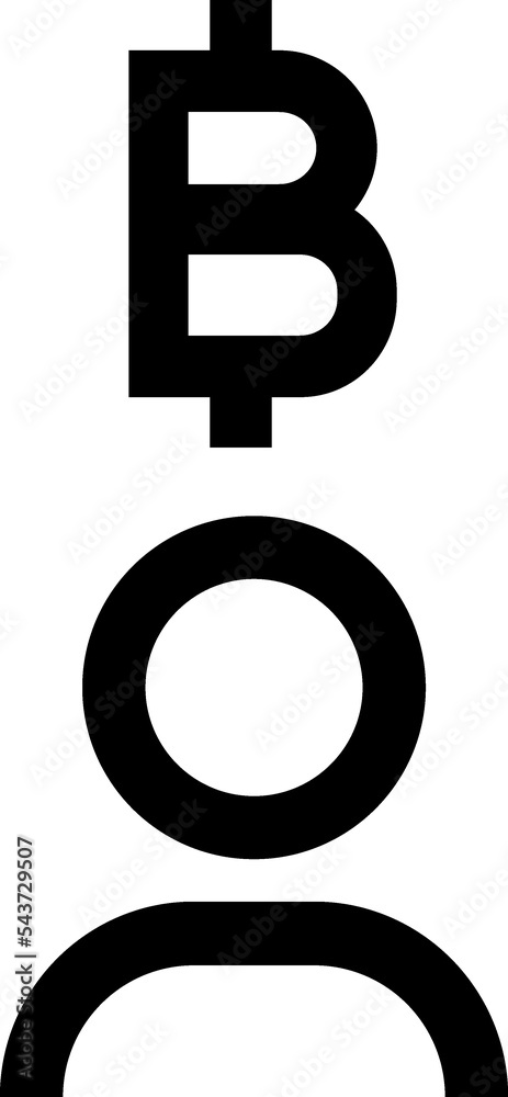 Bitcoin sign Bitcoin sign