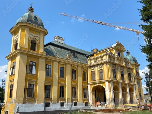 Pejacevic Castle or old castle of count Pejacevic, Nasice - Slavonia, Croatia (Stari Dvorac Pejačević ili Veliki dvorac obitelji Pejačević, Našice - Slavonija, Hrvatska) photo