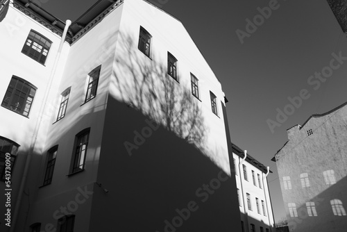 house and shadows