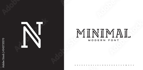 Double line monogram alphabet and tech fonts. Future logo typo. Minimal urban font letter set. Luxury vector typeface for a company. Modern gaming fonts for logo design.