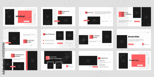 brand fashion Presentation layout 