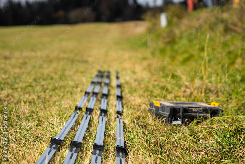 aluminum profiles for the installation of photovoltaics