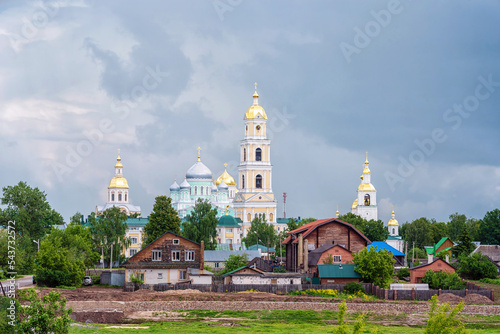 View of the Holy Trinity Seraphim-Diveevsky Convent, Russia.