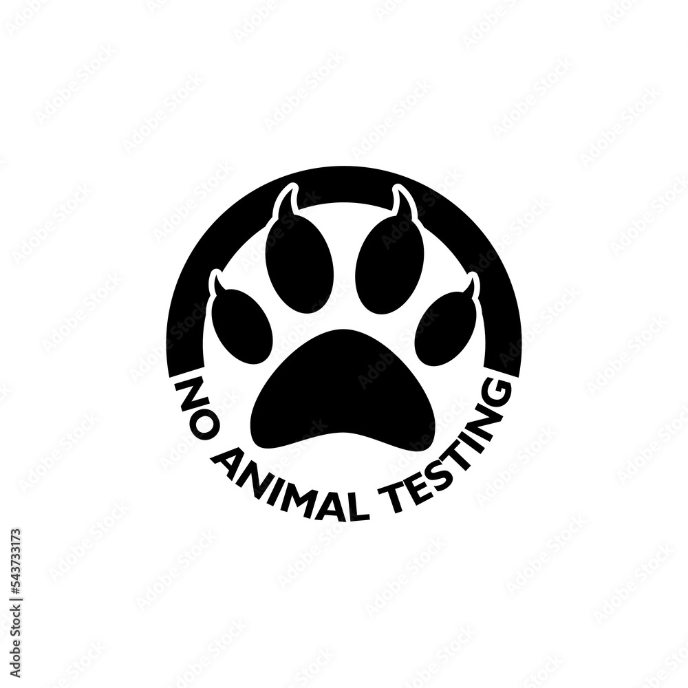 Cruelty free label. Not tested on animals stamp isolated on white background Cruelty free label. Not tested on animals stamp isolated on white background