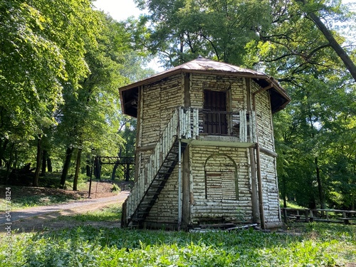 Dora's pavilion in the garden of the Pejacevic family castle in Nasice - Slavonia, Croatia (Dorin paviljon u perivoju dvorca obitelji Pejačević u Našicama - Slavonija, Hrvatska) photo