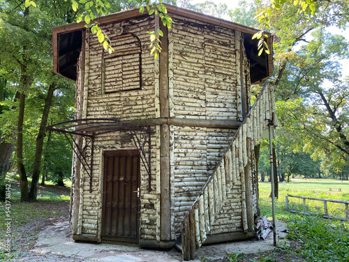 Dora's pavilion in the garden of the Pejacevic family castle in Nasice - Slavonia, Croatia (Dorin paviljon u perivoju dvorca obitelji Pejačević u Našicama - Slavonija, Hrvatska) photo