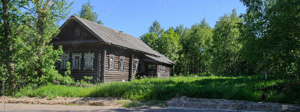 Fototapeta premium Houses of an abandoned village