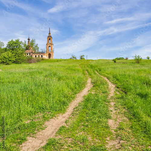 the old abandoned Orthodox church