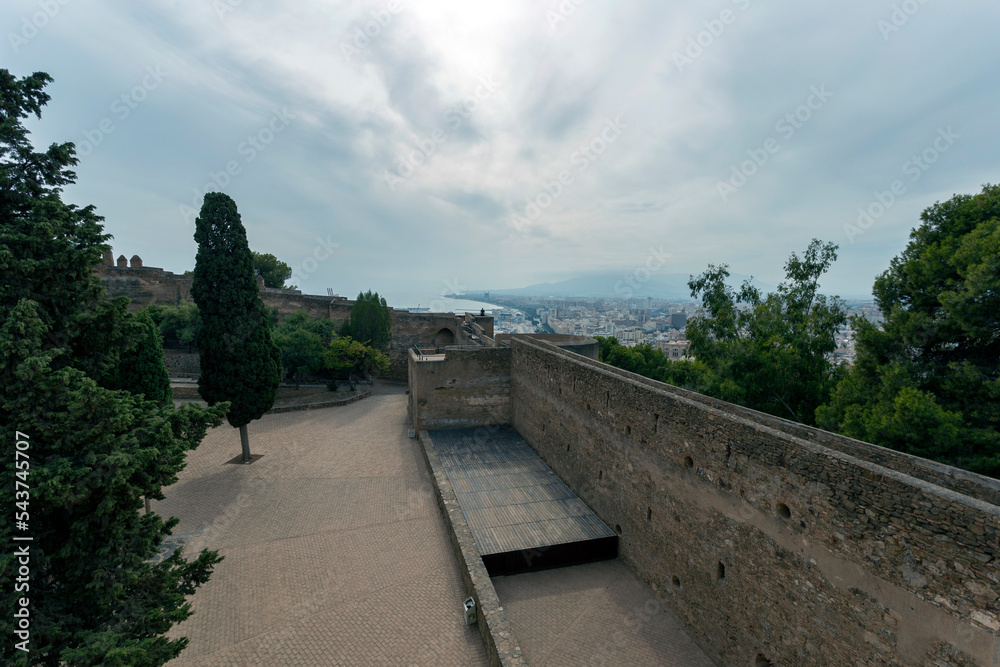 The Castle of Gibralfaro in Malaga