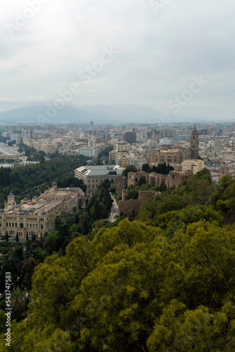 Fototapeta Naklejka Na Ścianę i Meble -  View of Malaga from the Alcazaba