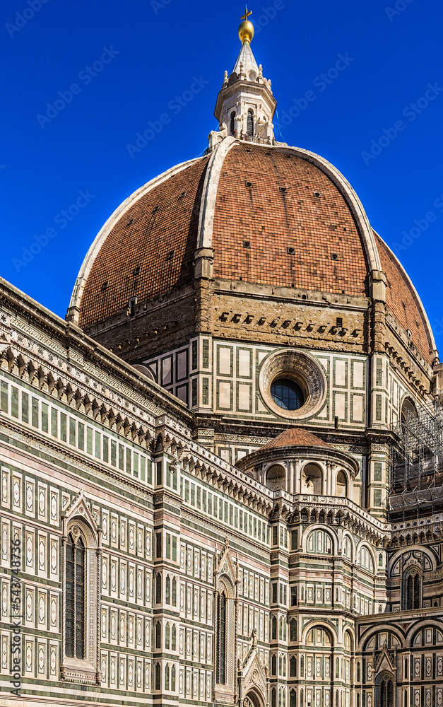 Florence, Italy. Dome of the Cathedral of Santa Maria del Fiore, 1436