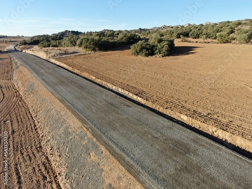 Carretera en construcción