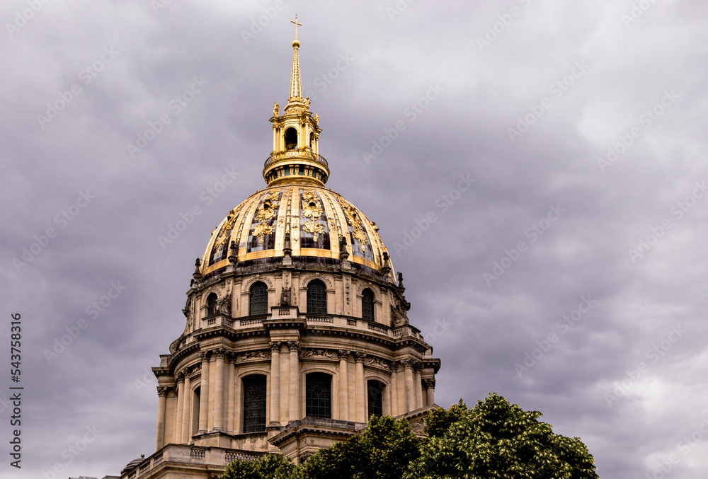 View of the dome of Les Invalides