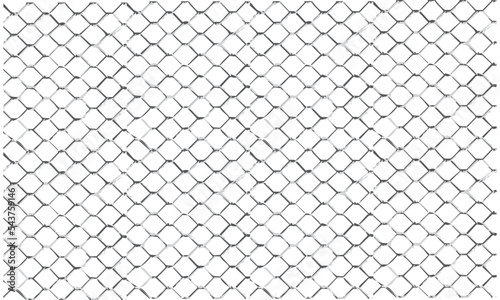 metal wire fence vector