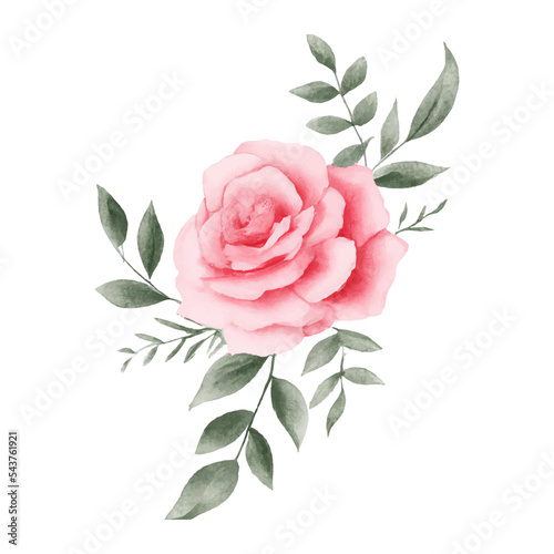 Classic navy blue, white, blush pink rose, hydrangea, ranunculus, dahlia, anemone, peony, thistle flowers, greenery and eucalyptus wedding vector bouquets.Trendy color collection