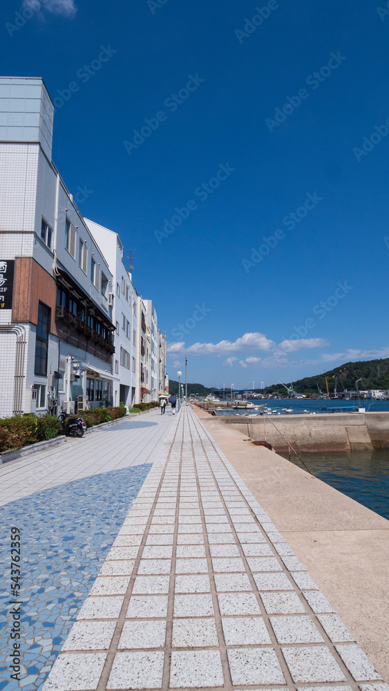 Seaside Street, Onomichi Town, Japan Seaside Street, Onomichi Town, Japan