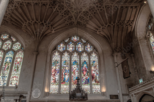 stained window