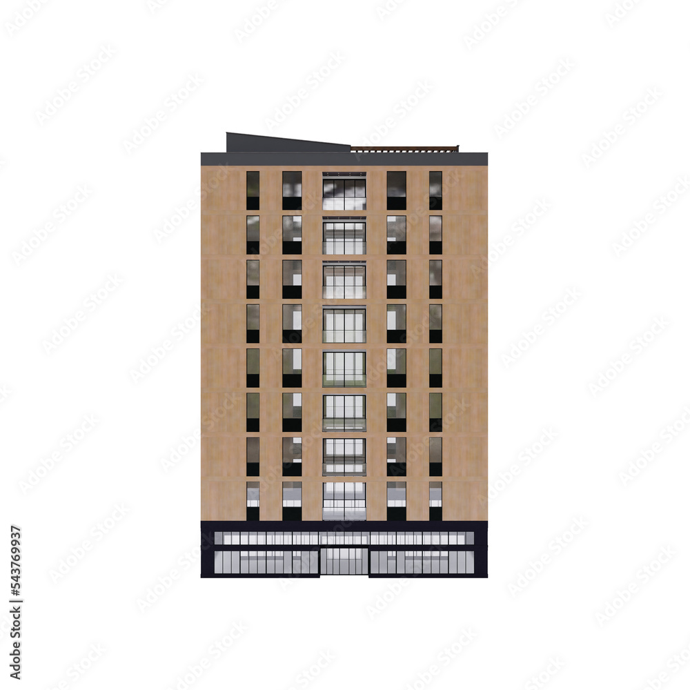 office building isolated