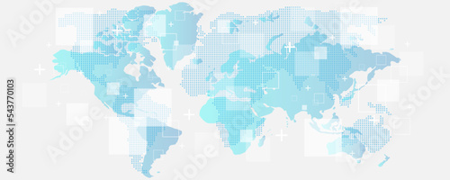 Digital Communication Network Concept Technology Background