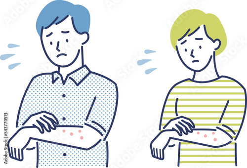 Men and women who suffer from skin inflammation such as eczema and rashes
