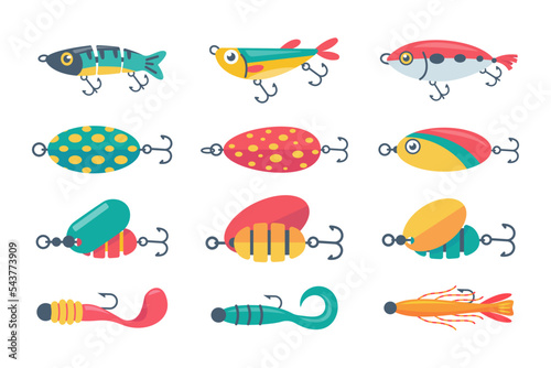 Lure for fishing rods Fishing equipment. Leisure activities at the lake