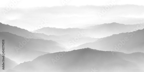 Fototapeta Naklejka Na Ścianę i Meble -  fog in mountains