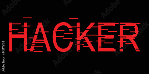 Hacker attack and web computer security.