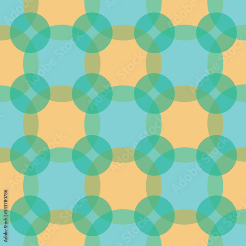 Wallpaper Mural Seamless pattern. Geometric pattern. Abstract pattern with the image of circles of different colors. Background image for the print. Vector Torontodigital.ca