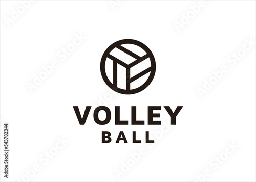 volley ball logo sport