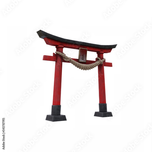 Torii traditional japanese gate