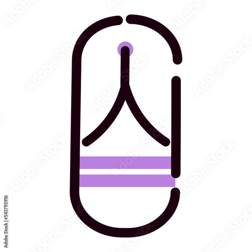 Simple outline signs for fashion application. Pixel Perfect Editable Stroke