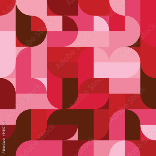 Geometric Rectangle shape Bauhaus pattern. Vector design and modern art template.