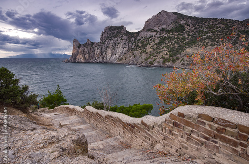 Tourist route Golitsyn's Trail. Crimea, Novy Svet settlement