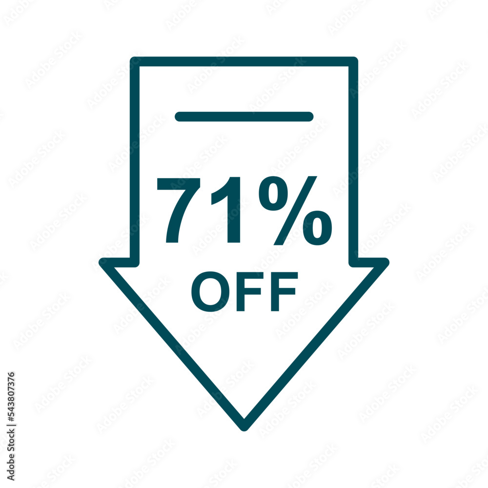 Discount offer icon vector design templates Discount offer icon vector design templates