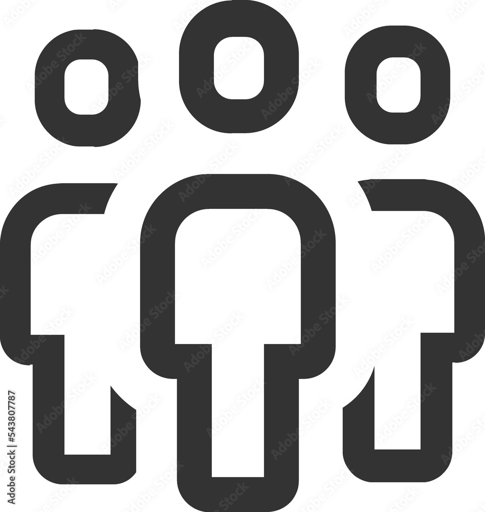 Businessteam, group linear icon Businessteam, group linear icon