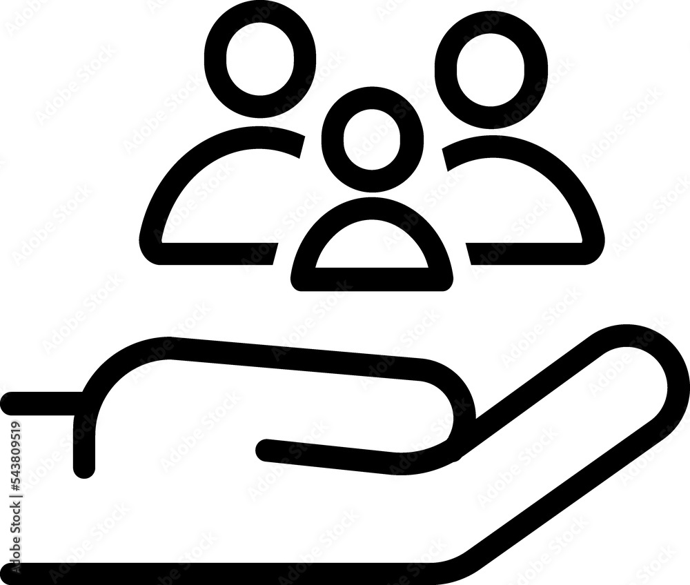 Parents with child silhouette outline sign Parents with child silhouette outline sign