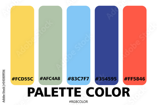 A Collection of Accurately Color Palettes with Codes, Perfect for use by illustrators