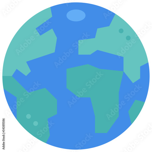 earth flat icon