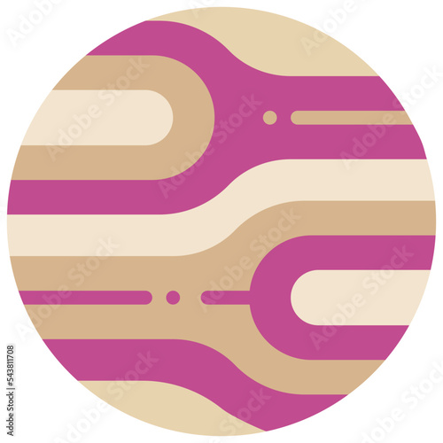 pluto flat icon