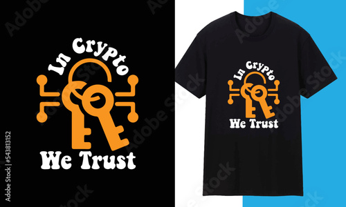 Bitcoin Typography T shirt Design