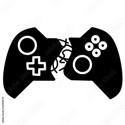 broken game controller 