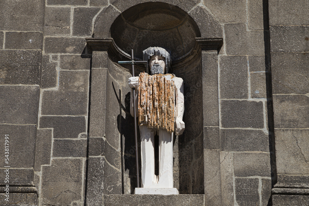Saint John the Baptist Statue at Ribeira Square, Porto