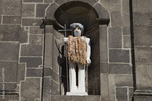 Saint John the Baptist Statue at Ribeira Square, Porto