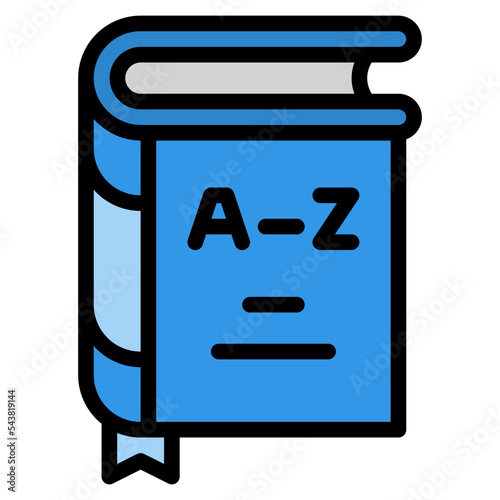 dictionary language learning icon