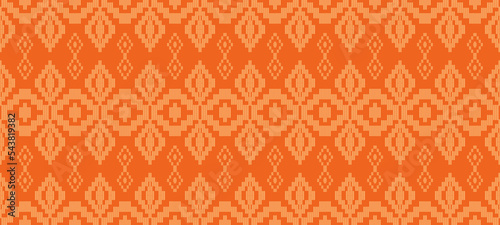 Traditional tribal or Modern native ikat pattern. Geometric ethnic background for pattern seamless design or wallpaper. photo