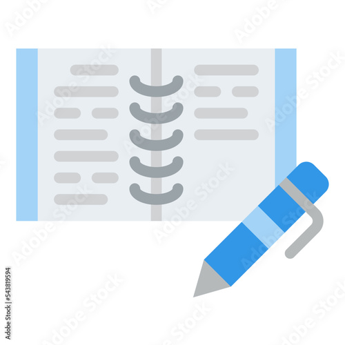 diary language learning icon