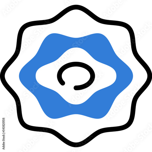 nebula flat line icon