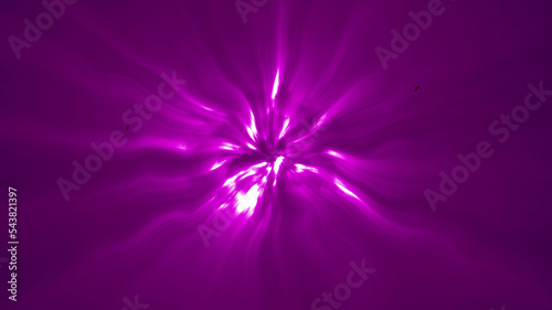 beautiful Purple flower bloom light Shine Space Fire Particle powder flow Animation for Abstract art fantasy Motion silver Background