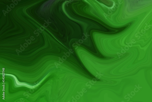 Print op canvas Green tones vector abstract background, diagonal bright lines, design element